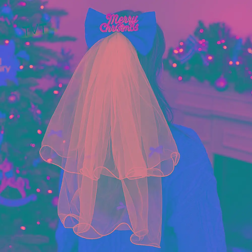 هدية حمراء عيد الميلاد الحجاب عقال المخملية رباط شعر عيد الميلاد رئيس الشاش صور الدعائم غطاء الرأس القوس الحجاب مشبك شعر