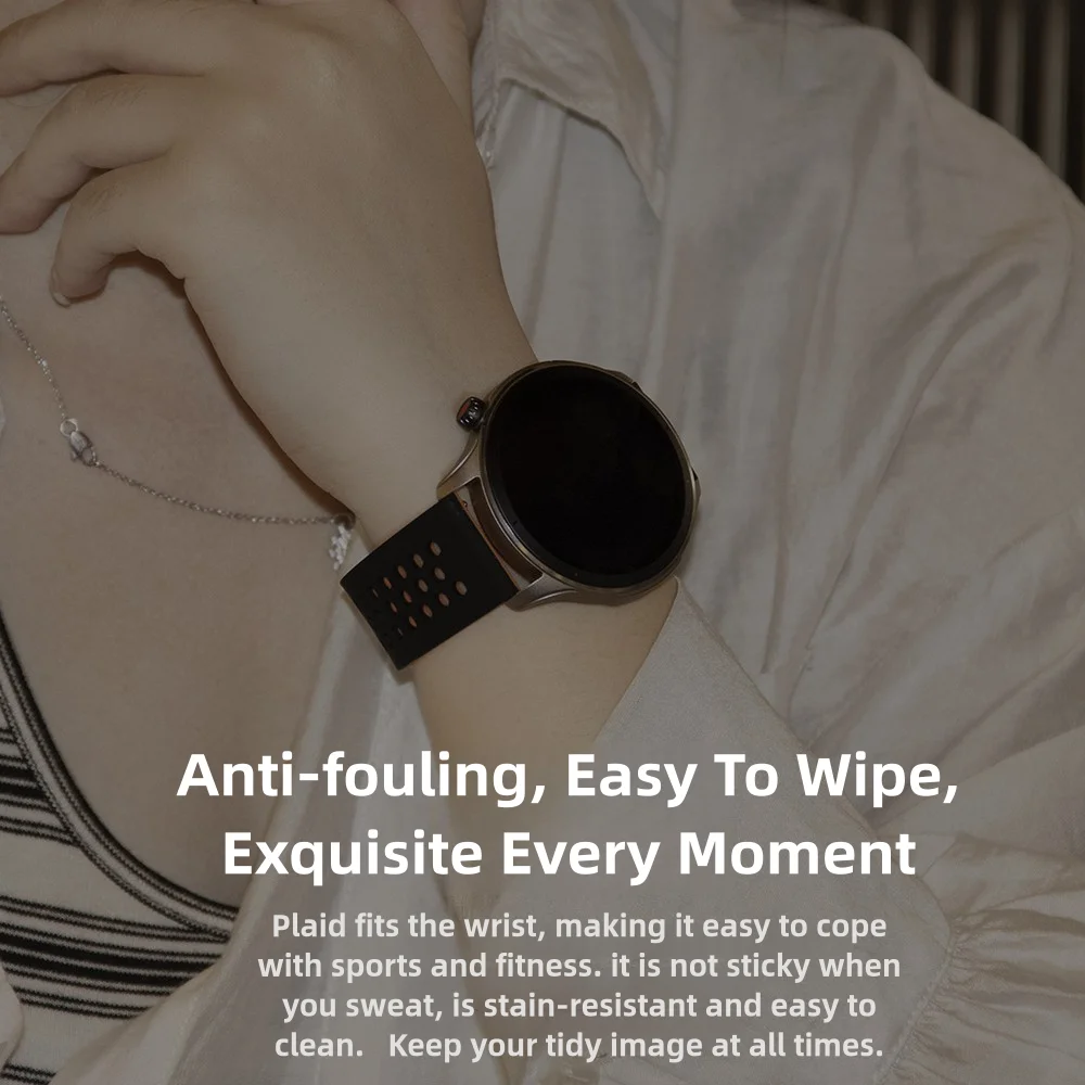 Pulseira de relógio de silicone 16mm 18mm 20mm 22mm, à prova d'água, macia, liberação rápida, buraco de ar, fivela quadrada, pulseira de relógio inteligente para homens e mulheres