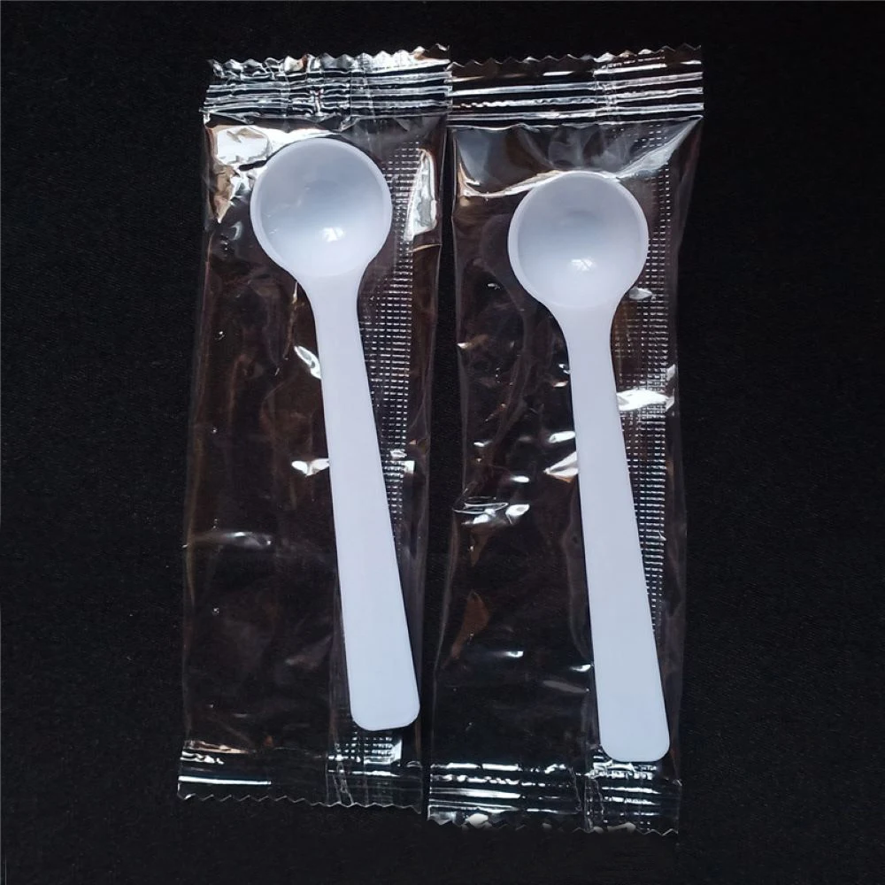 5pcs 1g 3g Plastic Mask Spoon Measuring Spoon Salt Spoon
