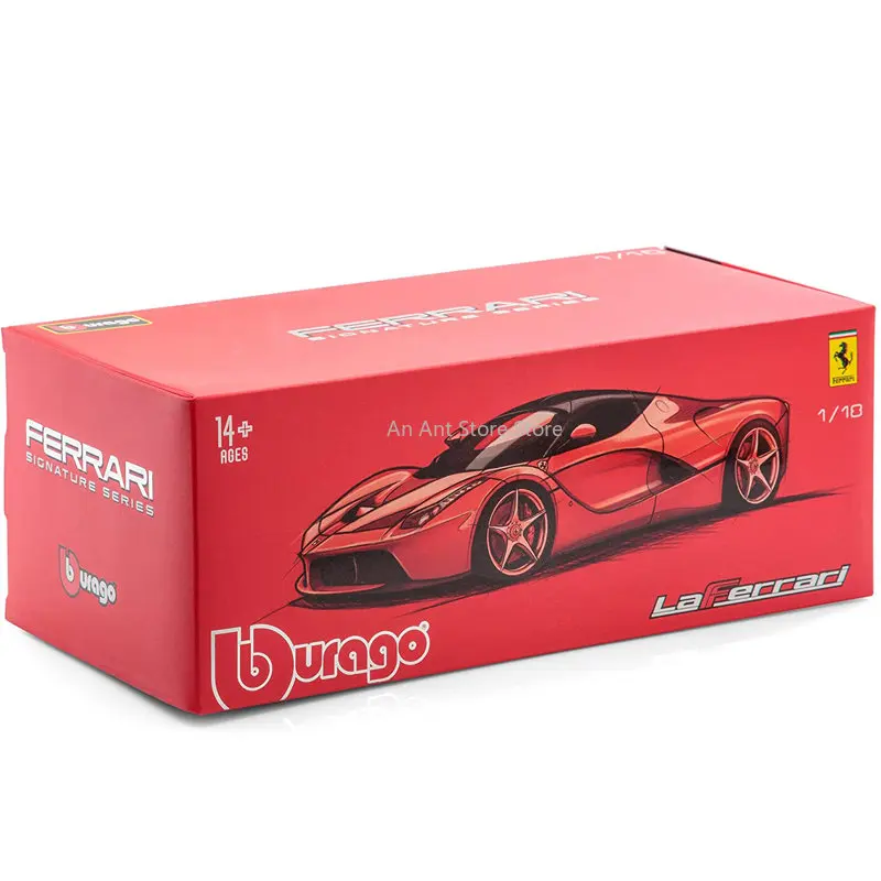 ブラーゴ-子供のおもちゃの車,コレクションモデル,1:18 Fulari laferrari f70,赤い署名シリーズ,ダイキャスト,ハードカバー,合金,ギフト用