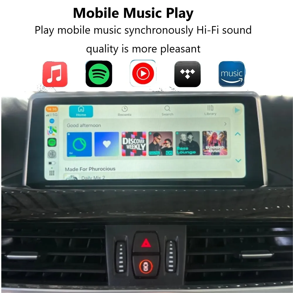 Wireless CarPlay Android Auto Interface Box For BMW NBT System 1 2 3 4 5 7 Series X1 X3 X4 X5 F20 F21 F30 F31 F10 F48 F25 F15