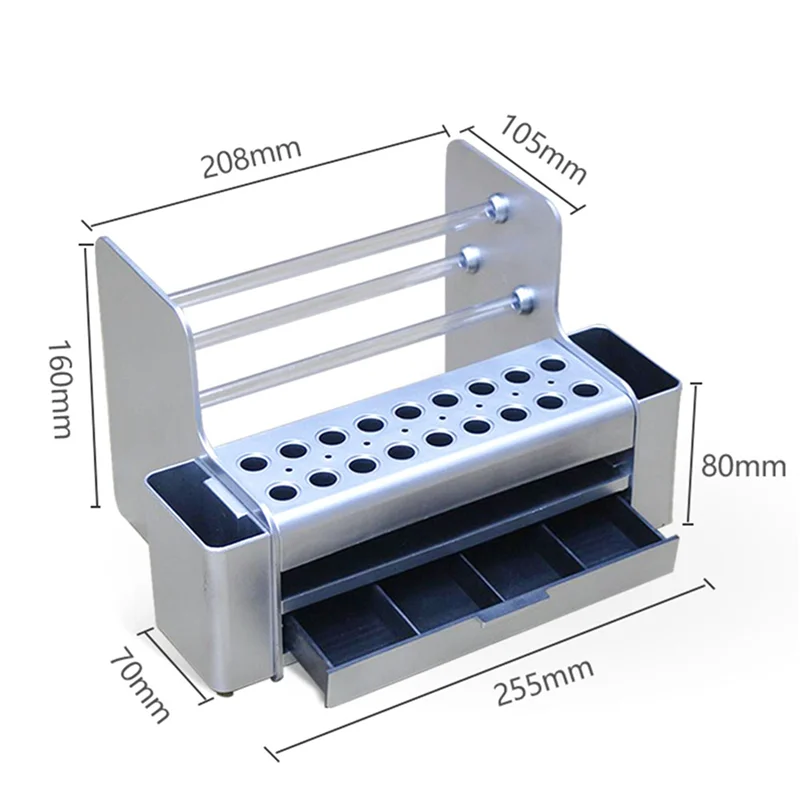 GTBL 2X Screwdriver Storage Rack Holder Multifunctional Organizer RC Repair Tools Kit Desktop Stand For Hex Screw Driver