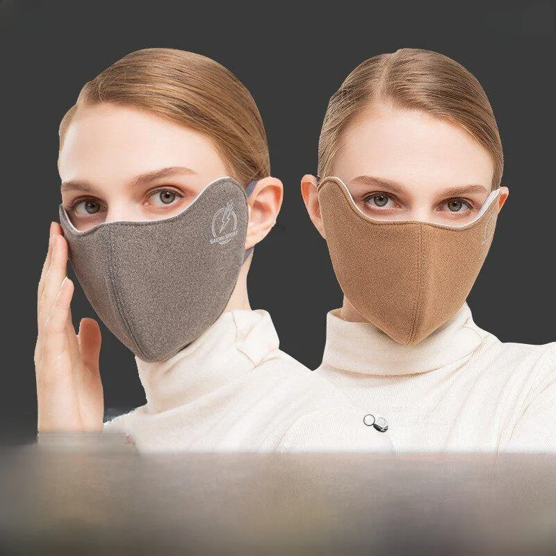 

Thickened Warm Mask Unisex Spring Autumn Windproof Face Shield for Cycling Outdoor Delivery Riding Running Full Face Protection