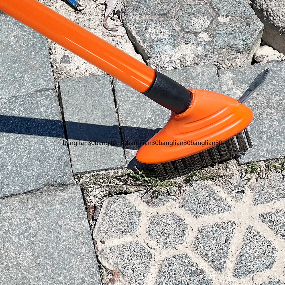 Three in One Weeding Brush, Gardening Cleaning Tool Set, Multifunctional Multi Head Wire Brush