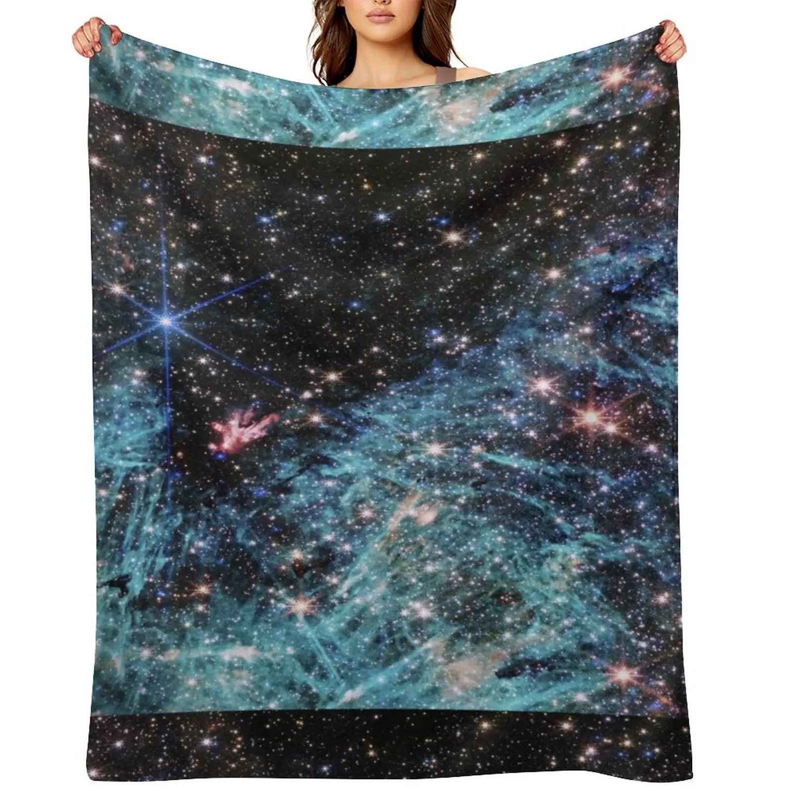 Sagittarius C (James Webb/JWST) a?? space poster Throw Blanket Furrys decorative Fashion Sofas Cute Plaid Blankets