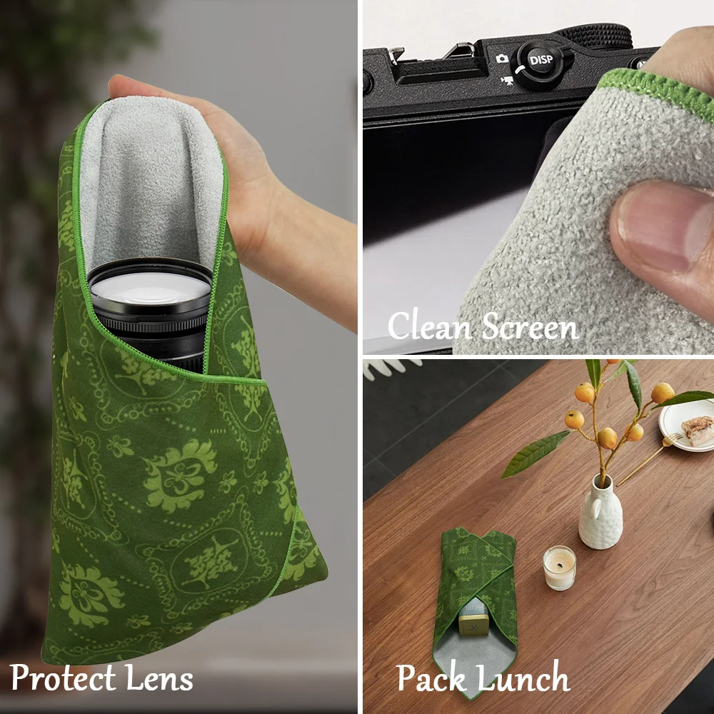 SKOWER Digita كاميرا تخزين القماش واقية التفاف للطي التجميل واقية القماش ل DSLR كانون نيكون سوني عدسة الكاميرا