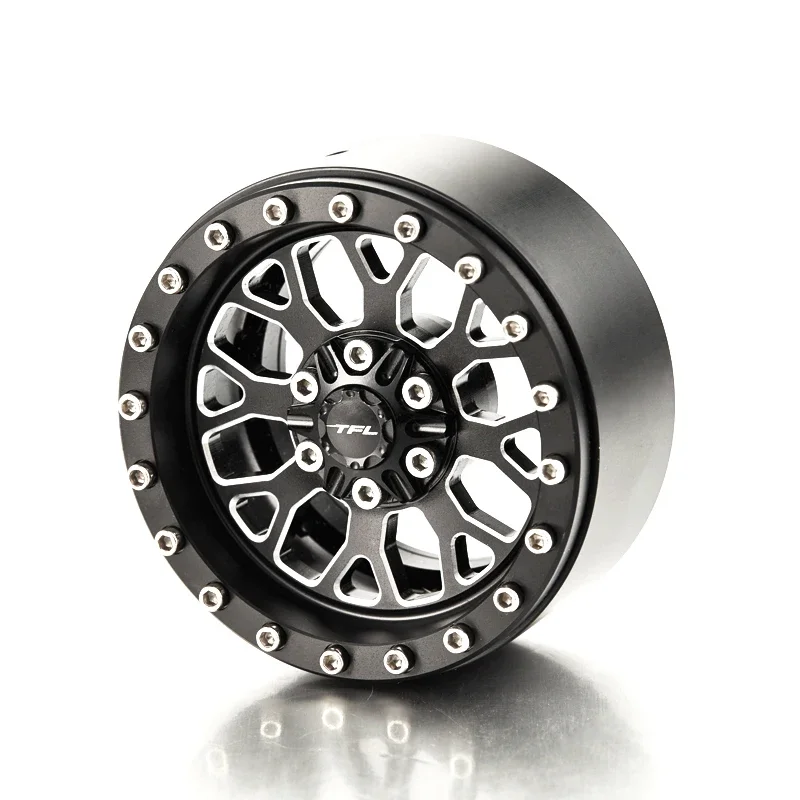 2pc 1.9 Inch Metal Beadlock Wheel Hub 8 Spoke For 1/10 RC Rock Crawler Axial SCX10 C1401-135