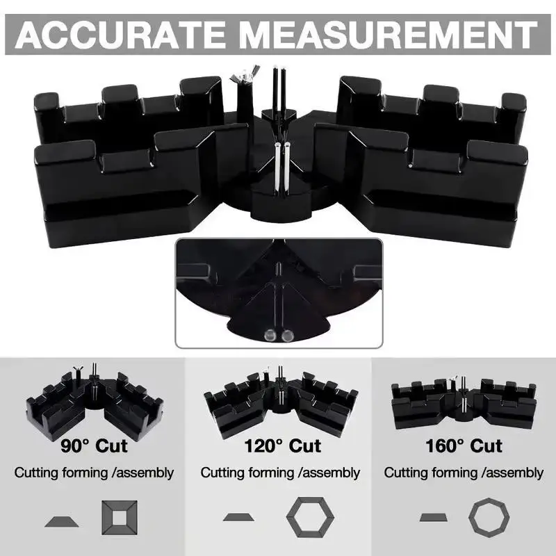 1Pcs Portable 2-in-1 Mitre Measuring & Cutting Tool - Precision Angled Cuts Up To 180 Degrees, Miter Saws For Woodworking