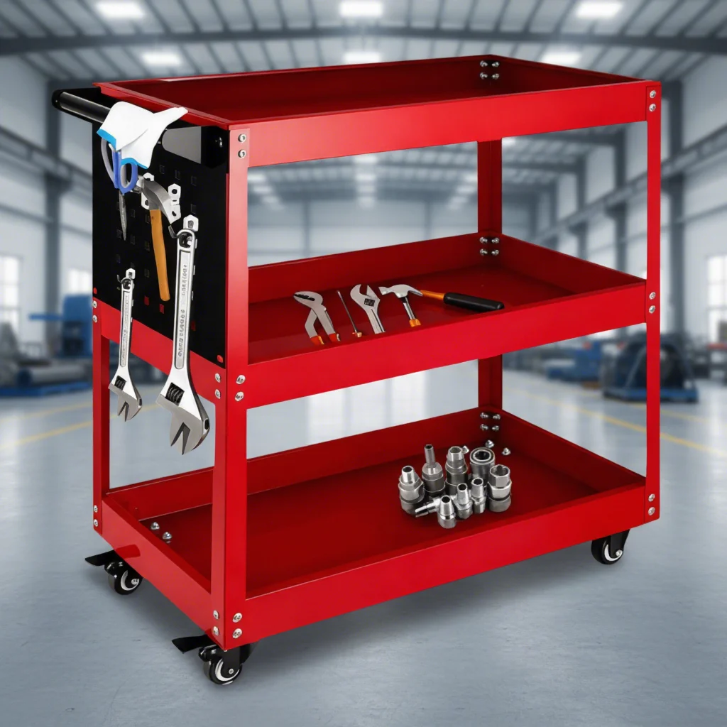 

Garage Workshop Professional Drawer Tool Box Garage Workshop Cart Steel Tool Trolley Cabinet Boltless Rolling Storage OEM