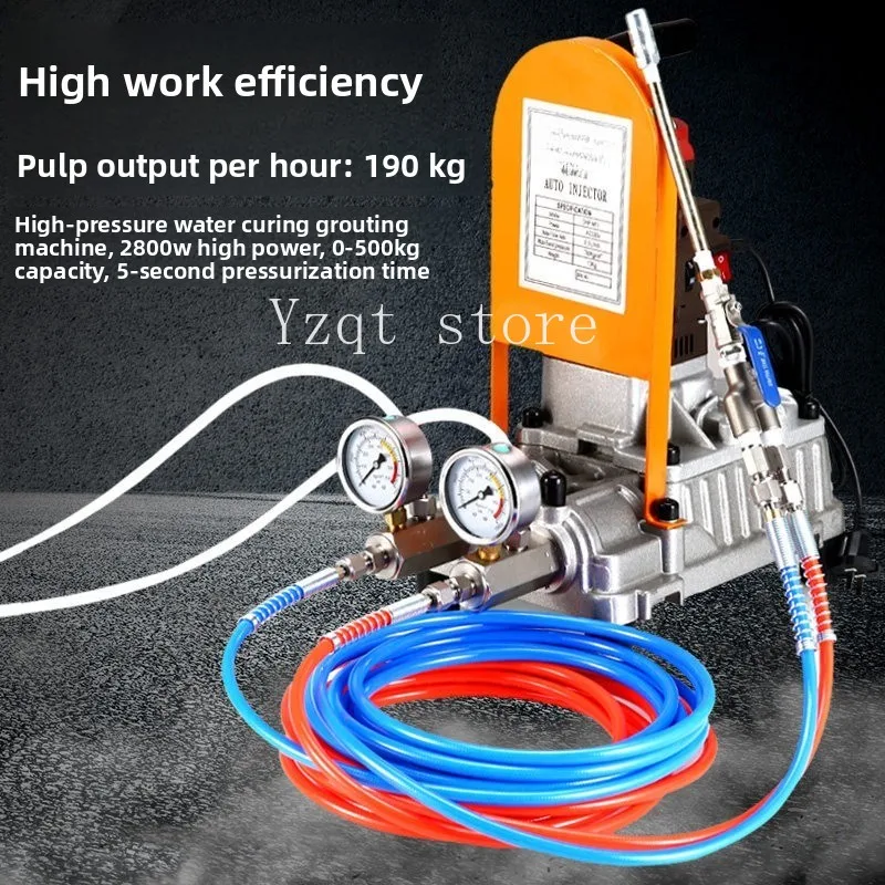 Waterproof curing high pressure grouting machine Double liquid acrylic salt grouting machine AB group non-smashing brick
