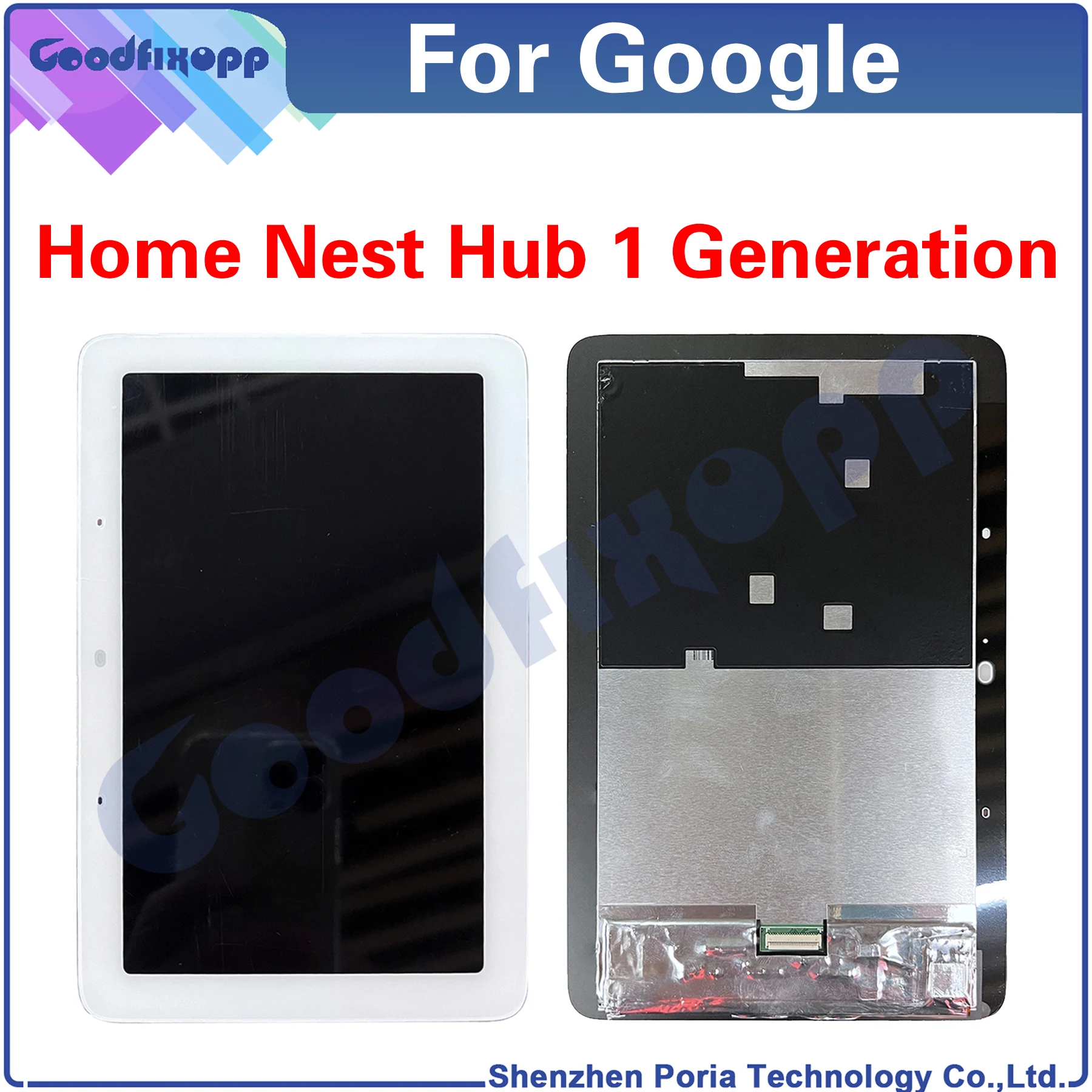 Imagem -02 - para o Google Home Nest Hub Geração Geração Lcd Display Touch Screen Digitizer Assembly Reposição de Peças