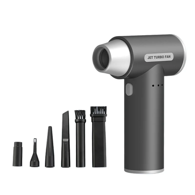 مروحة نفاثة توربو صغيرة 100000 RPM منفاخ هواء عالي الطاقة مروحة توربو عنيفة منفاخ غبار الهواء مجموعة مكنسة كهربائية للسيارة