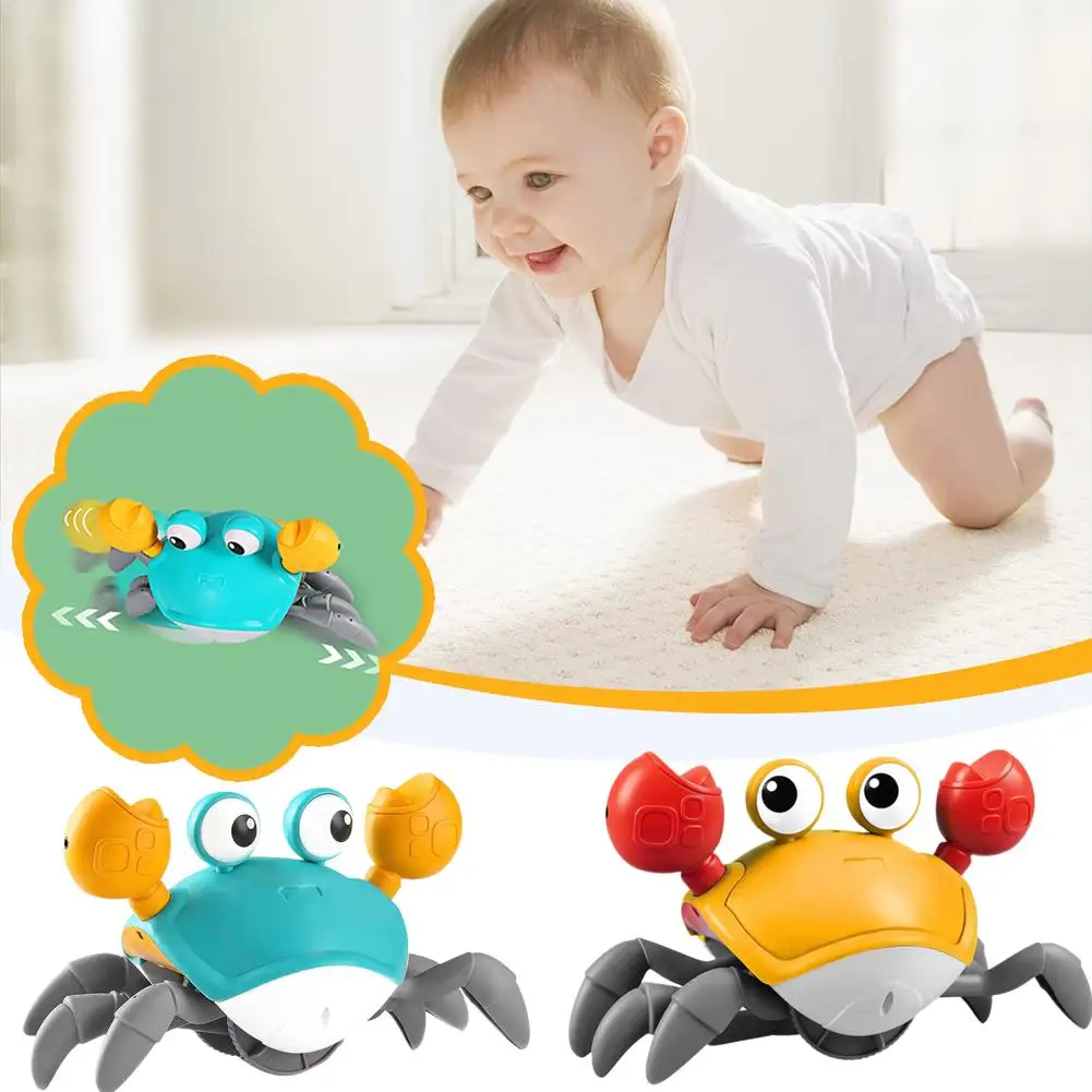 Dancing Electric Induction Crab Intelligent Induction Obstacle Cultivate Children Observe Reactivity Children Educational Toy