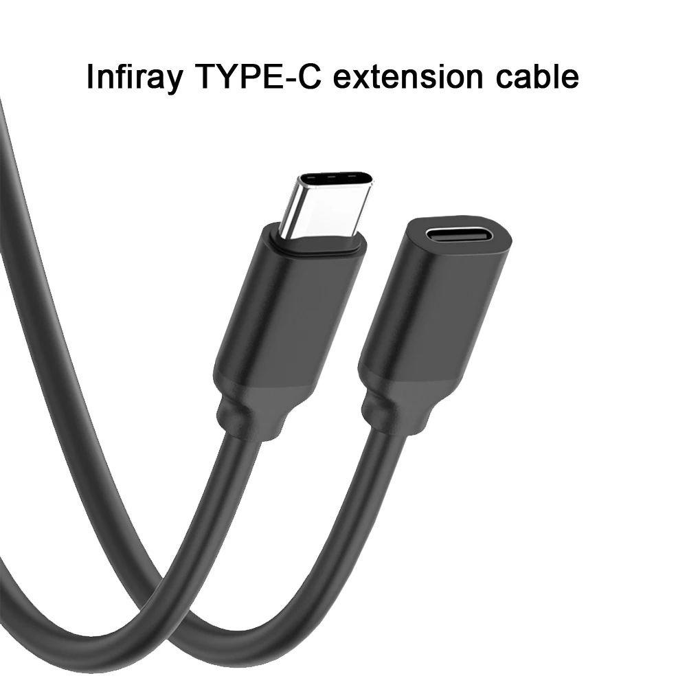 INFIRAY Type-C Extension Cable Male To Female USB Data Cable Dock Expansion Extension Switch Is Applicable To P2 T2S T3 T2 PRO