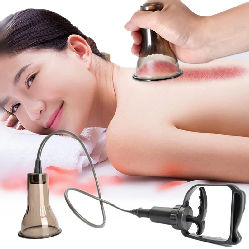 Chinese Medicine Vacuum Cupping Professional Therapy Set Skin Massage Slimming Body Fat Burner Smart Cupping Cellulite