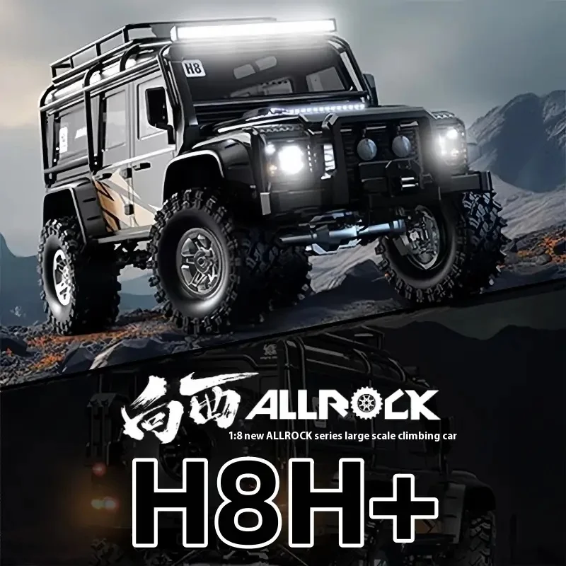 2025 New MJX H8H+ 1:8 Rc Off-Road Vehicle 4wd Brushless Off Road Climbing Vehicle Cnc Beam Differential Lock Rc Car Model Toys