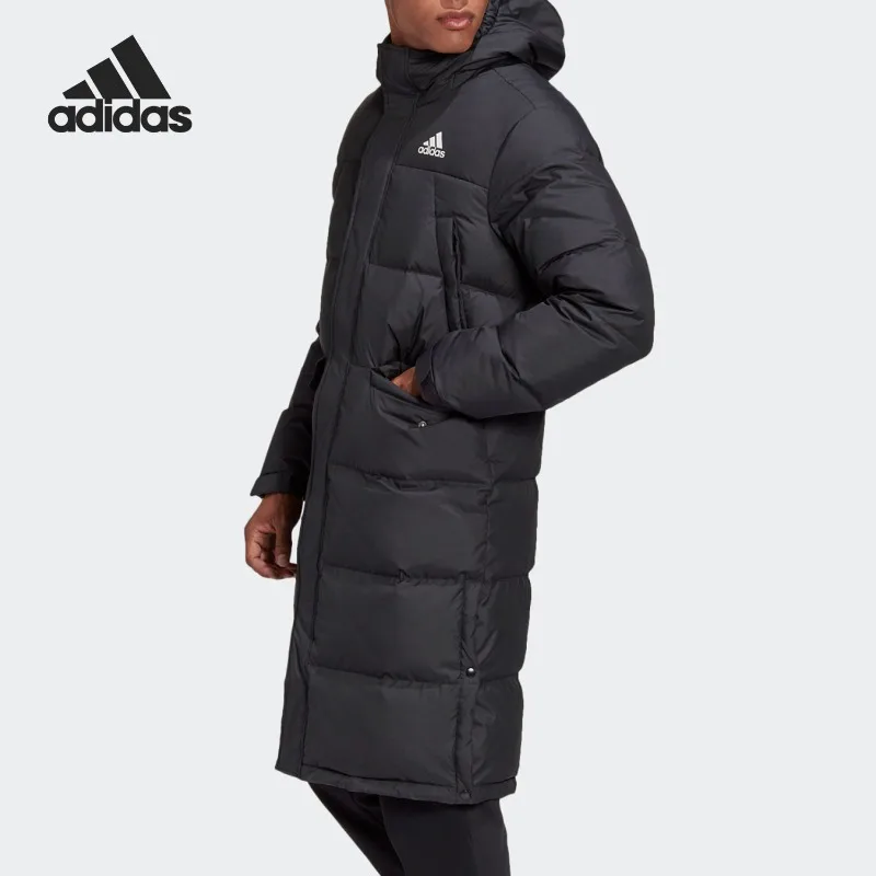 Adidas Men's Comfort and Warm Hooded Casual Sports Down Jacket GK0664