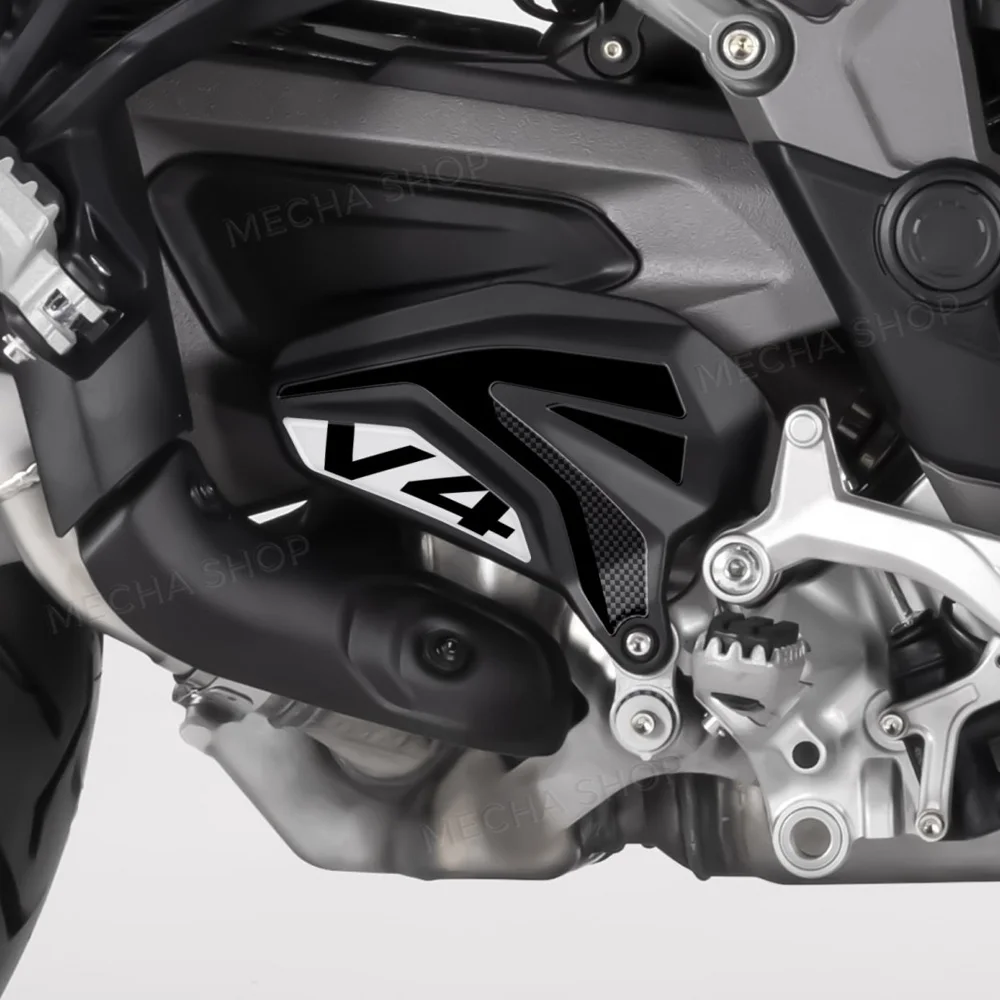 Heel Protector Stickers Accessories 3D Resin Sticker Protection Kit For Multistrada V4 RS 2025