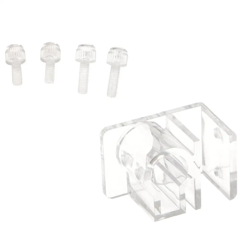 Aquarium Fish Tank Dosing Air Pump Tubes Acrylic Fixture Holder Version Aquatic Fish Terrarium Accessories Transparent