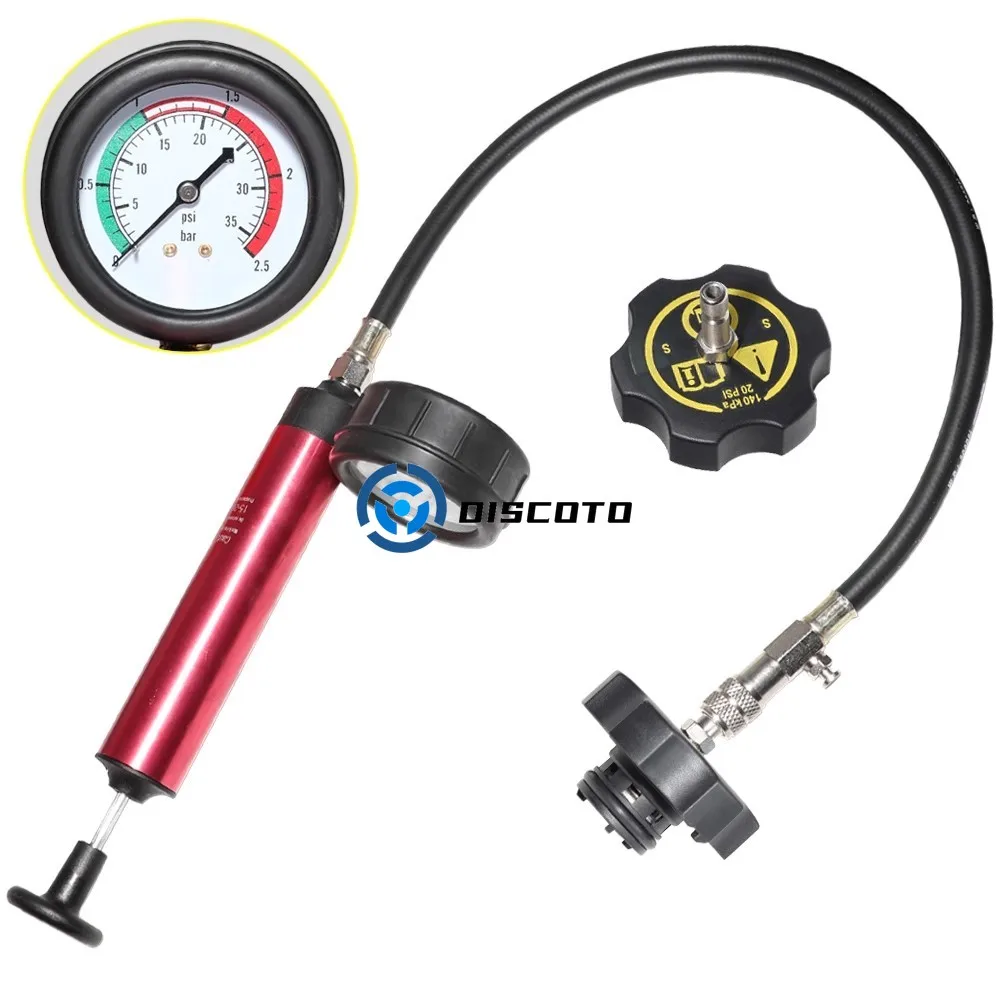 for buick Cruze Automotive Water Tank Leak Radiator Pressure Detection Gauge Cooling System Tester Tool