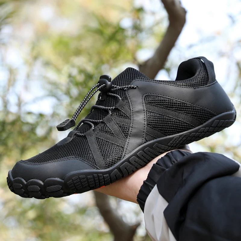 

Дышащая мужская походная обувь, уличные гибкие кроссовки для пар, нескользящая модная мужская прогулочная обувь, повседневная обувь для скалолазания большого размера