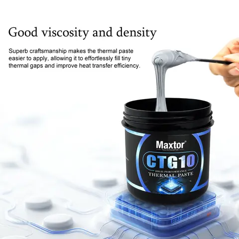 Maxtor CTG10 Thermal Paste 500g Performance Thermal Conductive Grease For Game PC PS5 CPU GPU Cooling