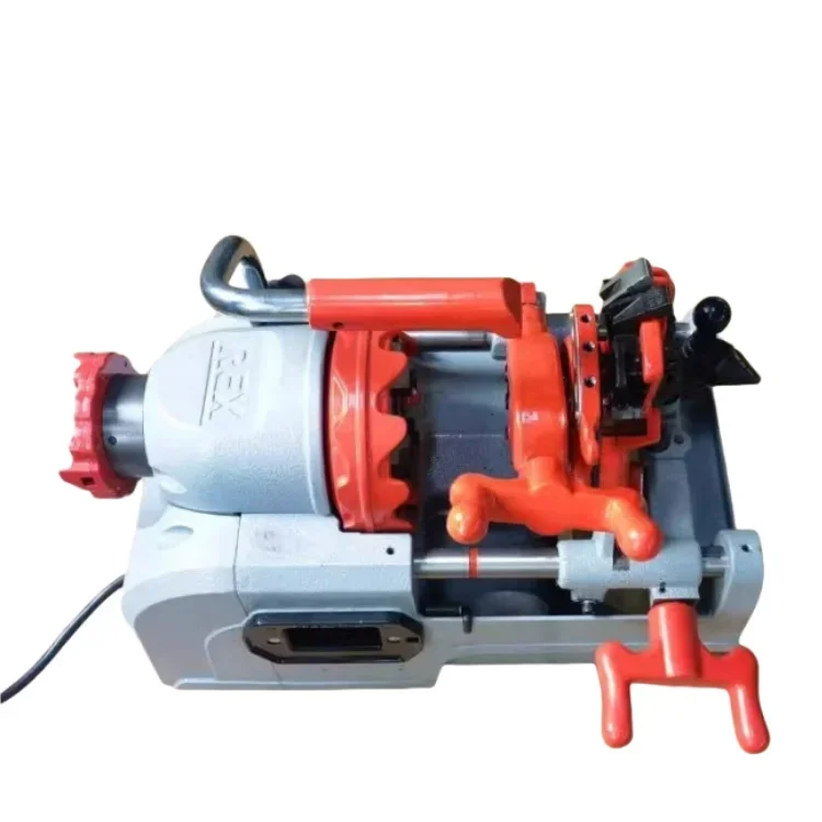 Portable Wire Sleeve Machine,220V Electric 1-Inch,Automatic Plate Tooth Head,Gas Pipeline Maintenance,Wire Sleeving Equipment