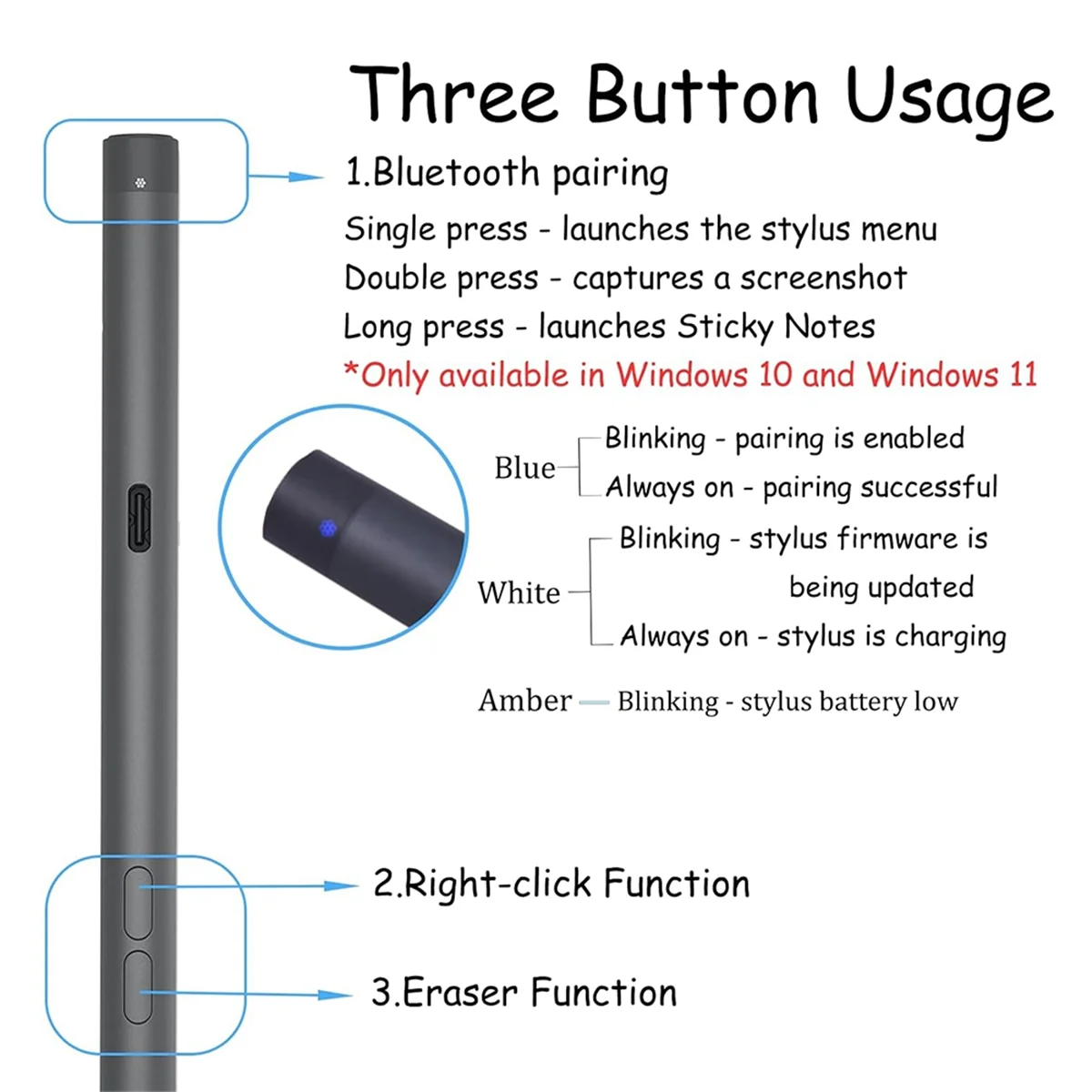

Новая техническая ручка для Active Pen PN7522W для 7640, съемная ручка 5350 2-в-1/7320, XPS 13