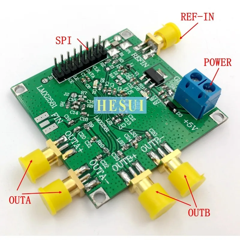 LMX2581 Low phase noise, low power consumption, integrated VCO phase-locked loop 50M to 3760MHz