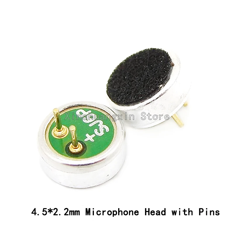 10PCS Microphone 9*7mm 6*5mm 4.5*2.2mm 52DB Condenser Electret Microphone Pickup microphone with pins -56DB