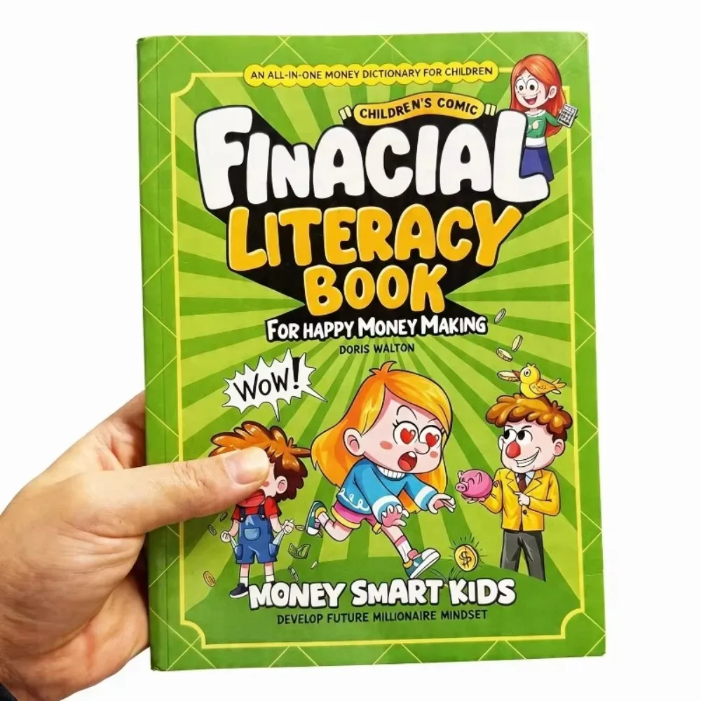 Finacial Literacy Book Children's Comic for Happy Money Making Money Smart Kids Develop Future Millionaire Mindset