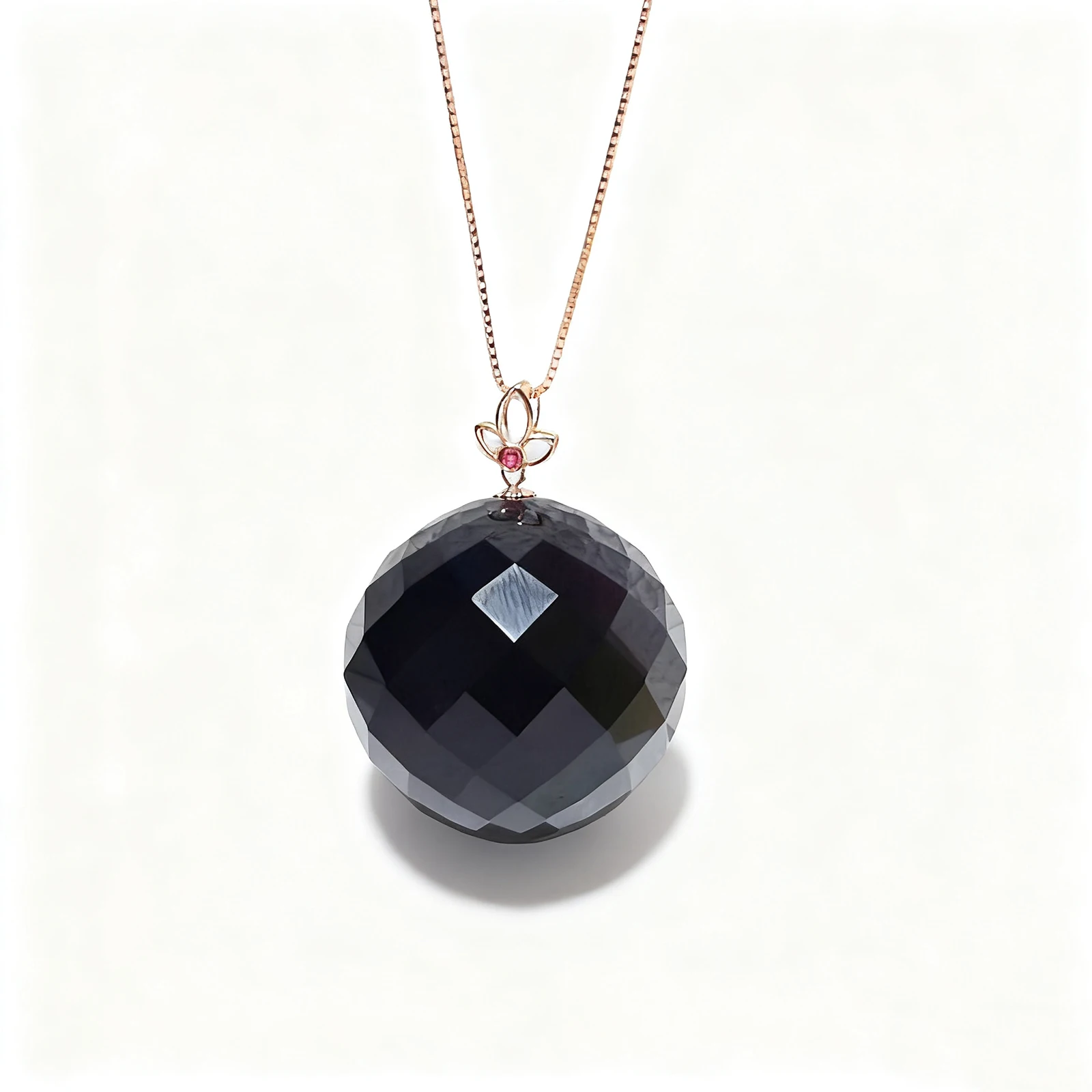 

Натуральный граненый круглый фиолетовый янтарный кулон 23 мм, однотонное серебро, розовое золото, цветок, залог, винтажные элегантные ювелирные изделия, подарок для женщин