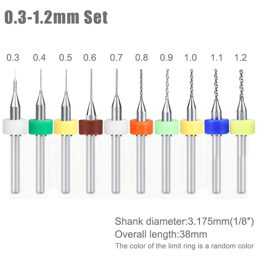XCAN 0.1mm-2.0mm Import Carbide PCB Boren Printplaat Mini CNC Boren Set - afbeelding 1