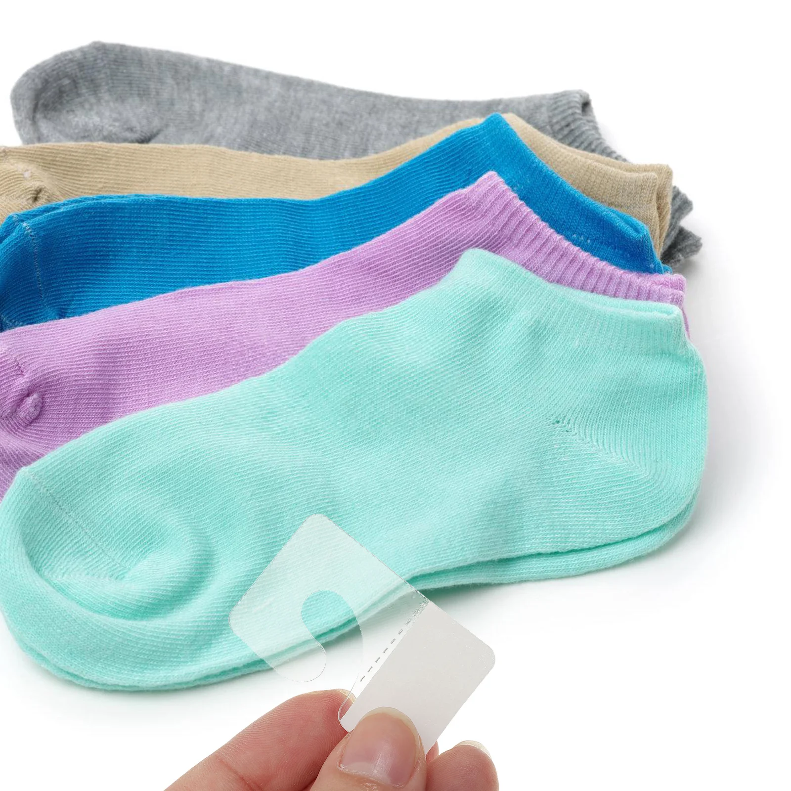 

350Pcs Clear Adhesive Hooks Removable No-Residue Hanging Tabs for Organized Presentations Self-Adhesive Sticky Tabs for Pegboard