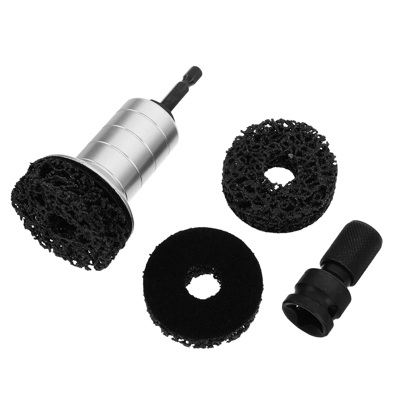 1 مجموعة محور عجلات تنظيف عدة الفرامل محور ألواح التلميع الصدأ أداة إزالة الصواميل مجموعة إطارات السيارات رأس مطحنة إصلاح السيارة #2