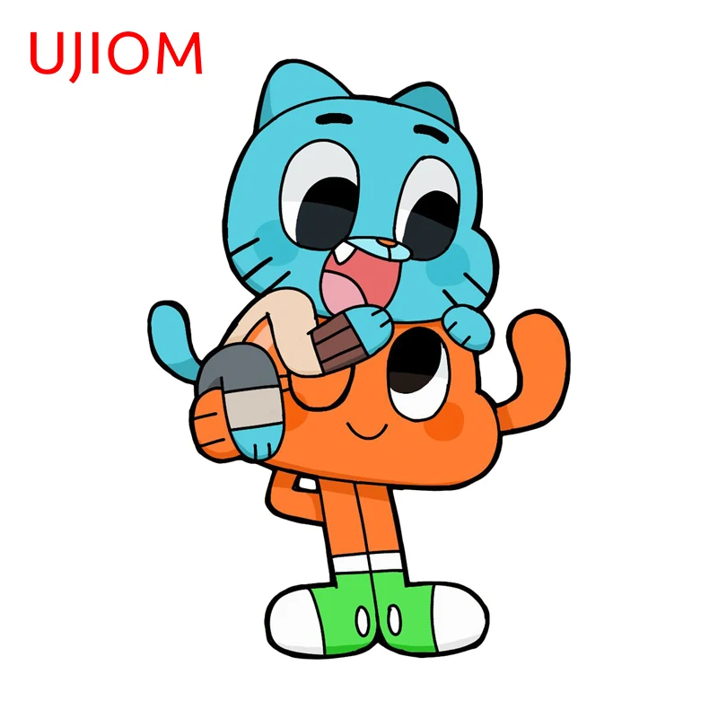 UJIOM Gumball Wall Sticker Cute Cartoon Refrigerator Kitchens Accessories Chic Scratch Proof Waterproof Wallpapers Home Decor