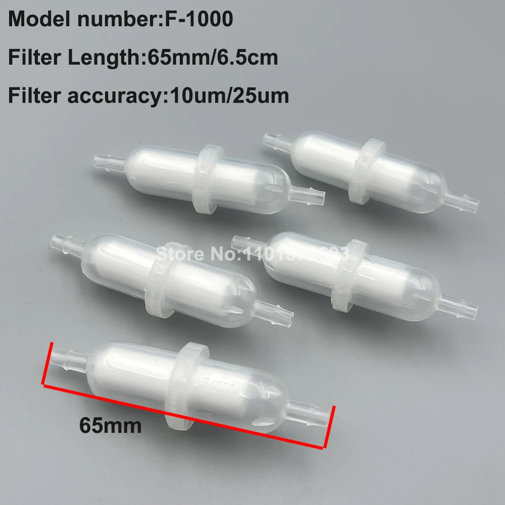 filtro de tinta jyy micro filtros para impressora jato de tinta f1000 65 cm 65 mm de comprimento polaris konica ricoh xaar spt cabra de impressao 10um 25um 01