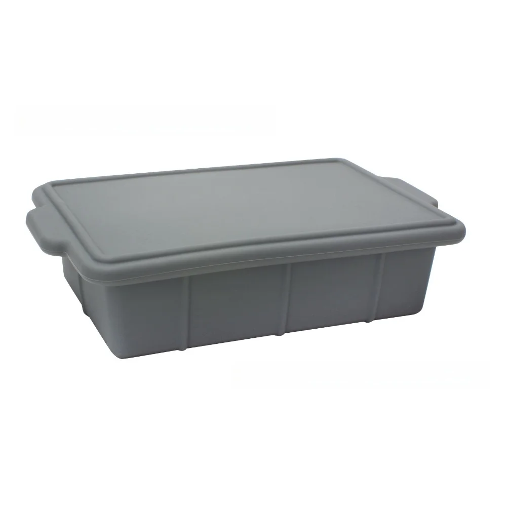 Silicone Leakproof Tray As Picture Silicone Tray Snug-fitting Lids Flexible Silicone Easy Food Release Dishwasher Safe