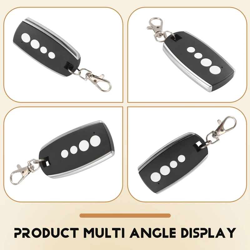 6X For KING GATES STYLO2K Garage Door Remote Control 433.92Mhz Rolling Code Gate Remote Control Hand Transmitter