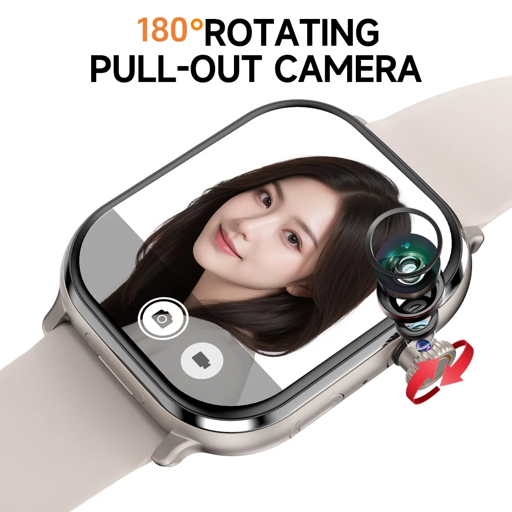 VP29 Smart Watch 5G Android 10.0 256GB Storage 4G/5G LTE Sim Card GPS WIFI 2.29 inch 490*580 Amoled NEW Smartwatch Rotary Camera view 6