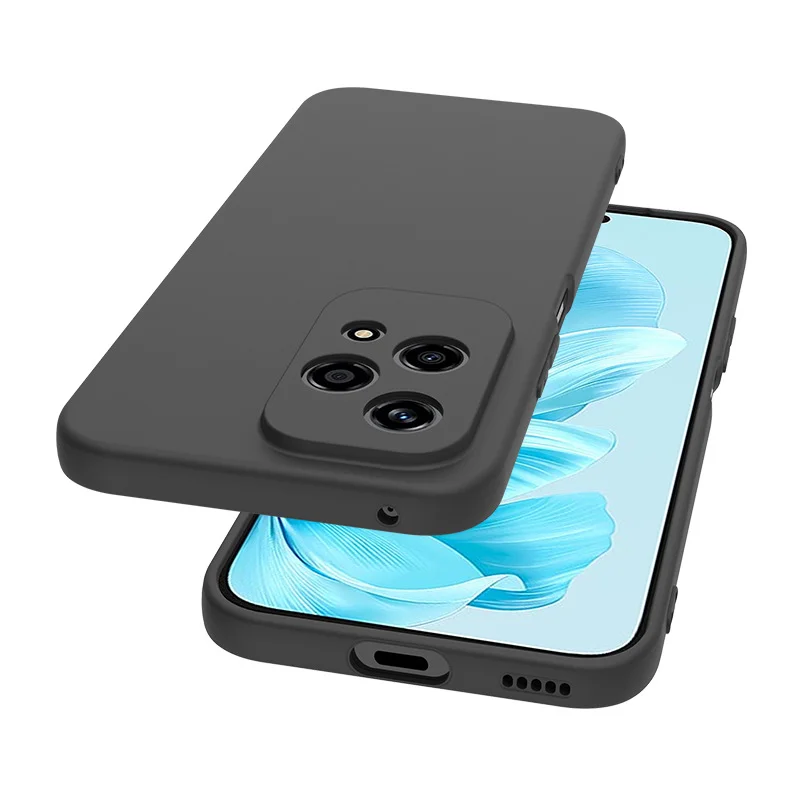 For Honor 200 Lite Case 200Lite TPU Soft Black Slim Matte Silicone Case for Honor 200 Lite Back Cover Honor200Lite Phone Cases