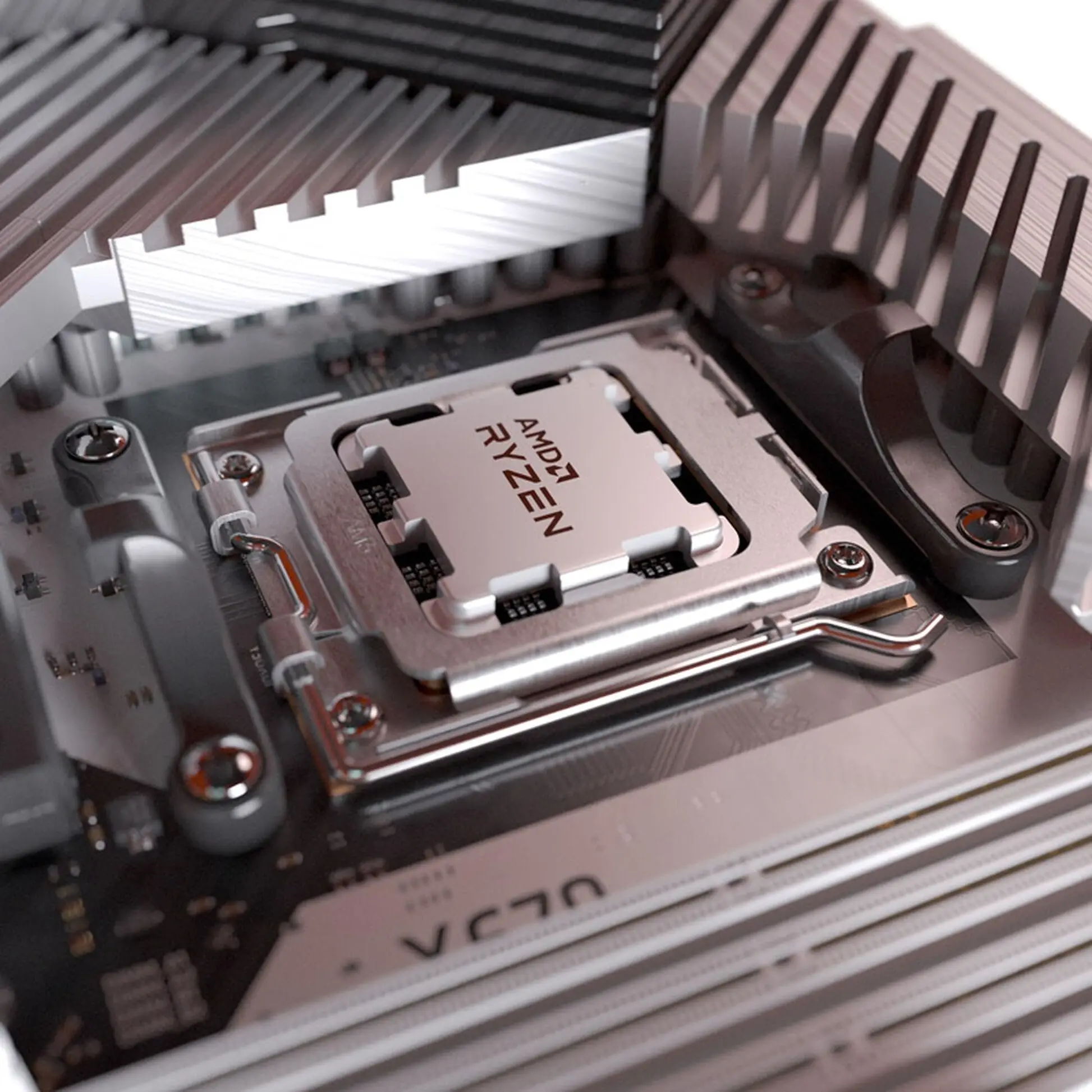 معالج AMD Ryzen 5 بمعالج وحدة المعالجة المركزية ، أصلي ، R5 ، 6 أنوية ، 12 خيط ، ghzheat ، مقبس AM5 ، مناسب للألعاب كمبيوتر مكتبي بدون مروحة