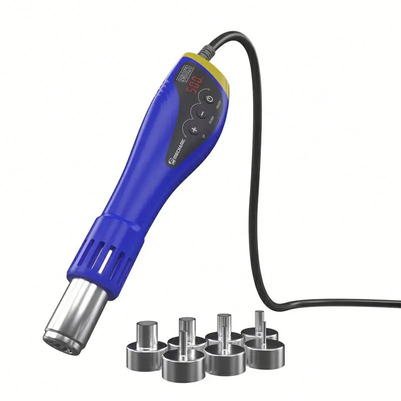 

Термофен MECHANIC HT-958 с регулировкой температуры, 600 Вт, для пайки и ремонта, с ЖК-дисплеем, для BGA IC, инструмент для пайки и нагрева