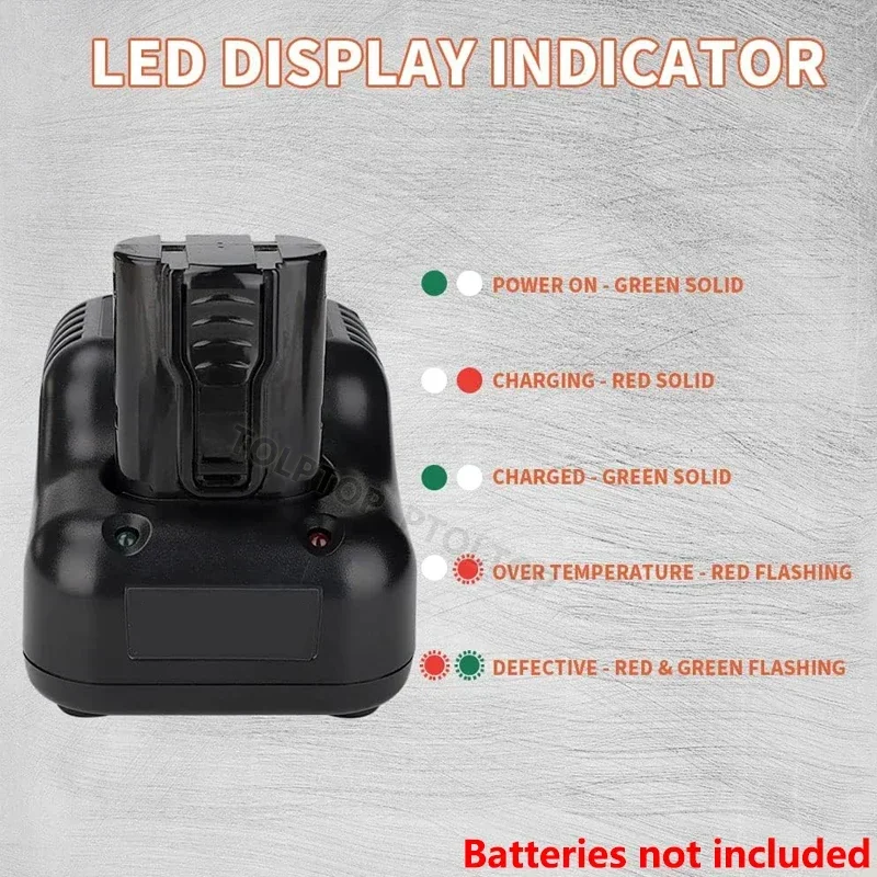 Fast Charger Nail Gun 6V 7.2V Li-Ion Battery NiMH NiCd Battery Charger for Paslode 404717 B20544E BCPAS-404717 902654