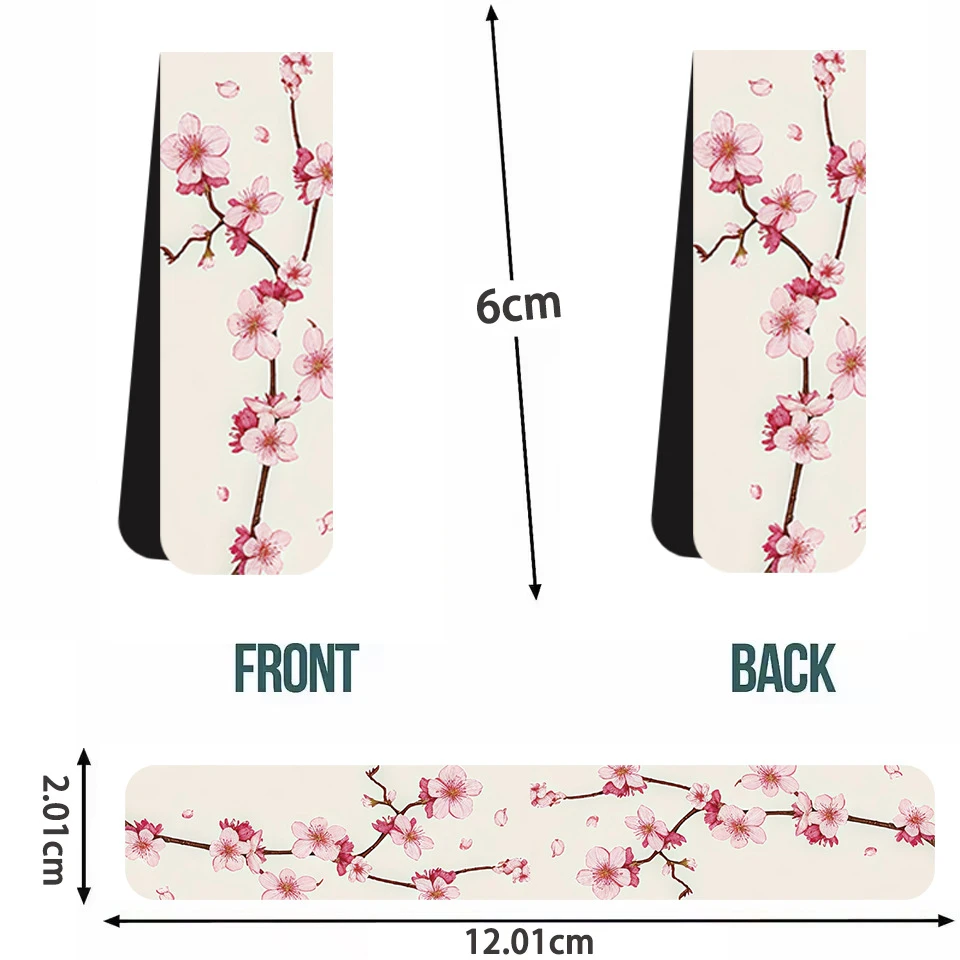 5PCS Magnetic Bookmarks For Women Flower Planner Magnetic Bookmark Assorted Book Magnets Page Markers Clip Magnetic Bookmarks
