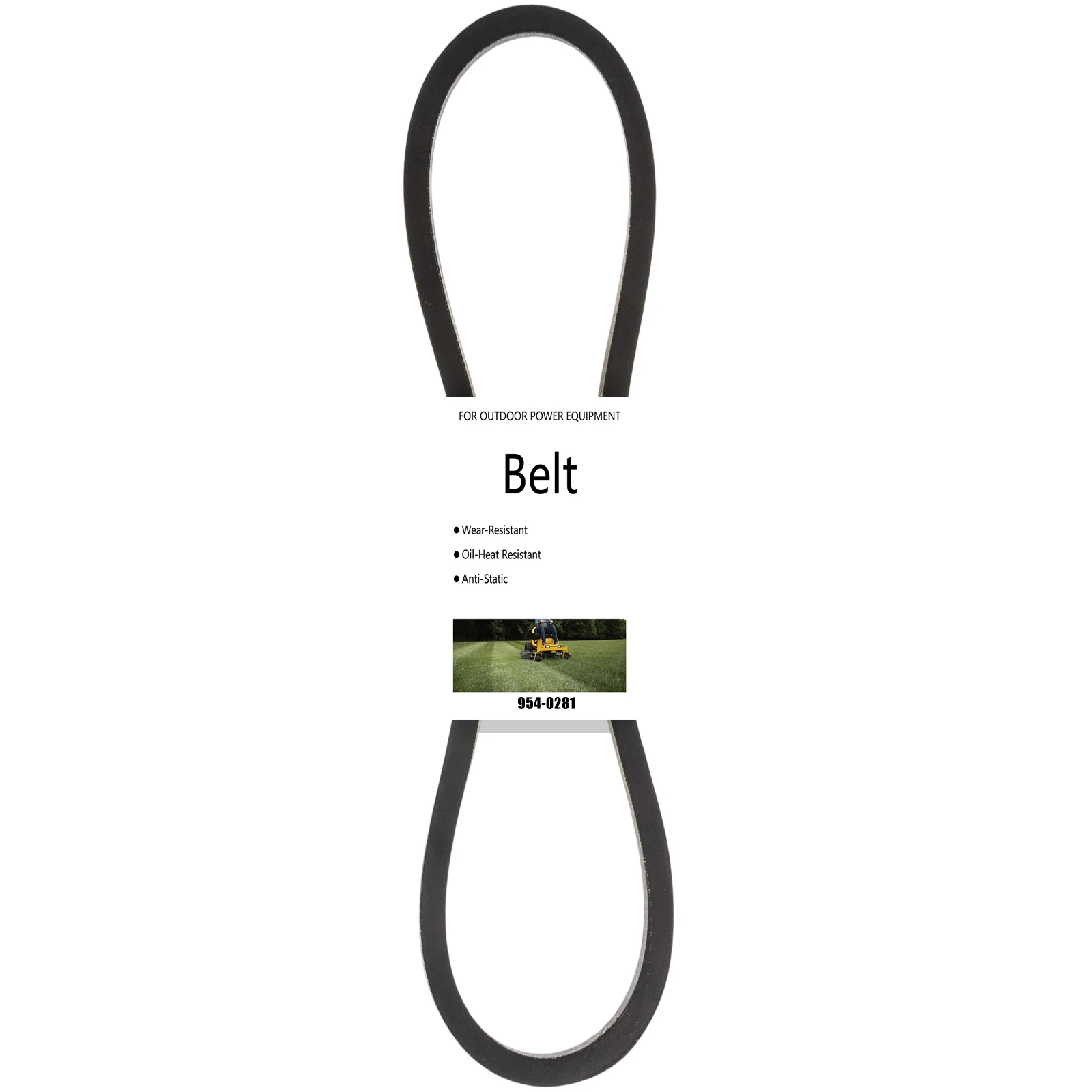 954-0281 754-0281 Lawn Mower Variable Speed Drive Belt for Husky MTD Yard Machines Lawn Tractor V-Belt (5/8"X43")