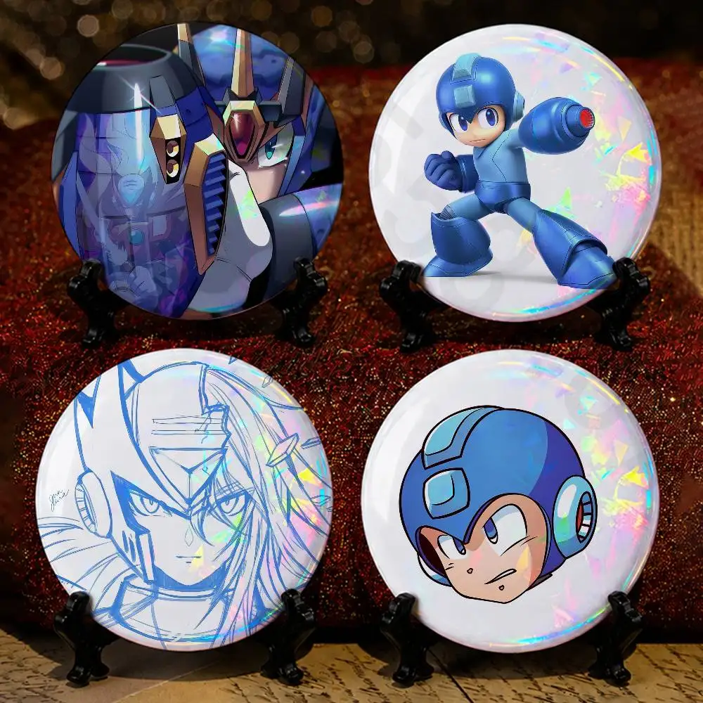 M-Megaman X Game Tinplate 25mm 75mm 44mm 58mm 32m Brooches Badges Pins for Accessories