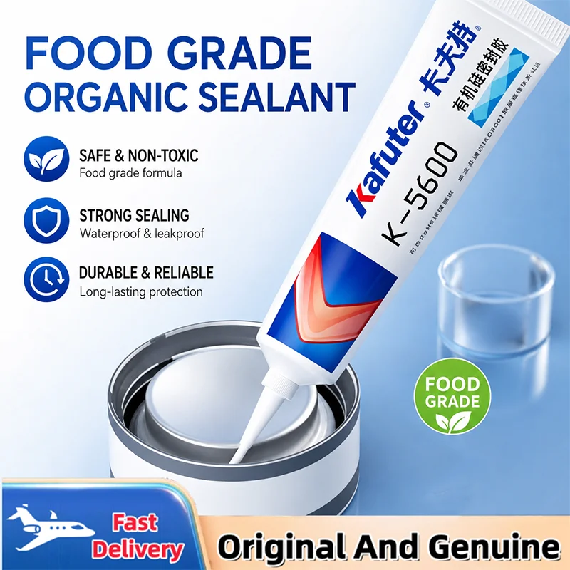 Kafuter K5600 K5600H Food Grade Silicone Adhesive 35ML High-Temperature Resistant Waterproof Sealant for Refrigerators Kettles
