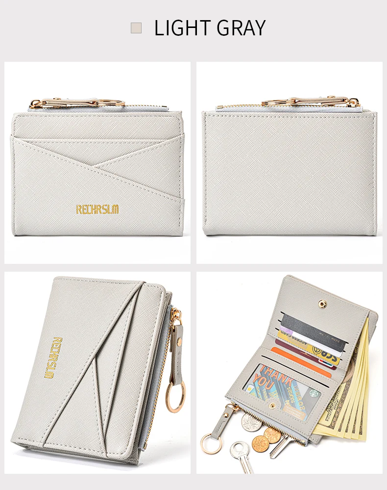 Frauen PU Leder Kupplung Brieftasche Mini Münze Karte Halter Kurze Schnalle Handtasche Neue Mode Kleine Größe Frauen Brieftasche – Detail 13