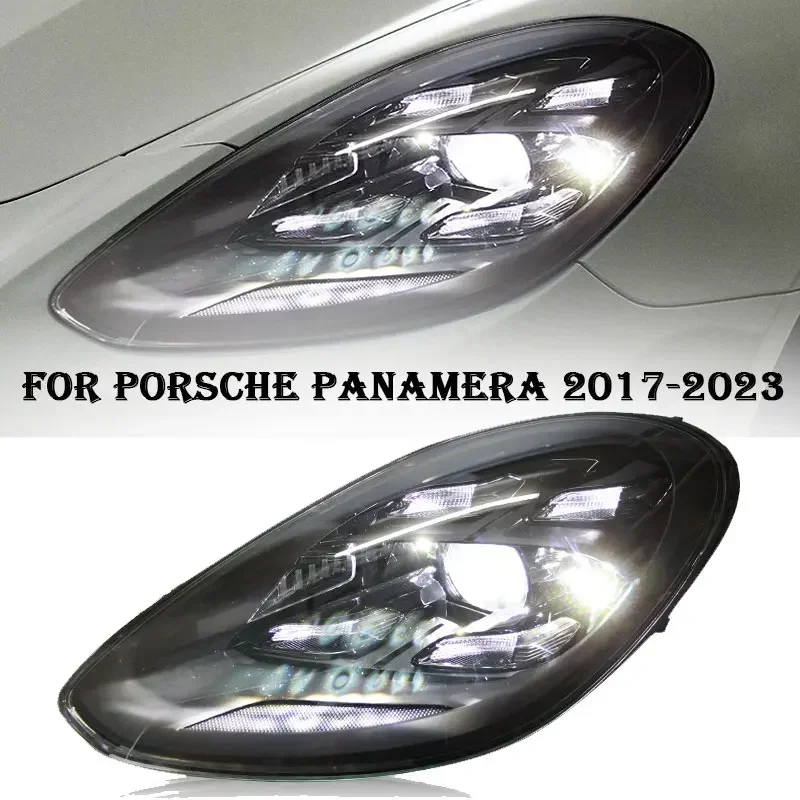 Car Headlamps For Porsche Panamera 971 2017 2018 2019 -2023 Upgrade Modified LED Headlights Dynamic Turn Lamp Car Accessories